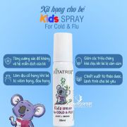 Xịt họng Vitatree For Cold & Flu Spray cho bé giảm cảm lạnh