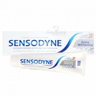 Kem đánh răng Sensodyne của Mỹ 184g Extra Whitening mẫu mới