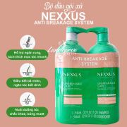 Dầu gội xả Nexxus màu xanh Anti-Breakage System 946ml