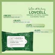 Khăn ướt tẩy trang Louv Cell Original Natural Calming Cleanser 10 tờ