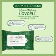 Khăn ướt tẩy trang Louv Cell Original Natural Calming Cleanser 10 tờ