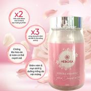 Viên uống thơm cơ thể Hebora Sakura Damask Rose Nhật Bản