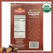 Hạt dẻ hữu cơ Guiltless Gourmet Roasted Chestnuts của Mỹ 600g