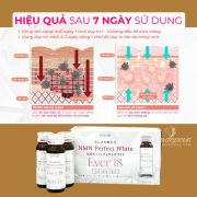 Nước uống trắng da NMN Perfect White Ever 18 Eikenbi Nhật Bản