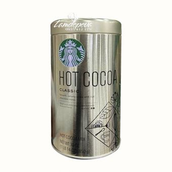 Bột ca cao Hot Cocoa Classic Starbucks 850g chính hãng Mỹ