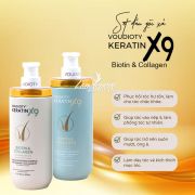 Bộ dầu gội xả Voudioty Keratin X9 Biotin & Collagen 500ml