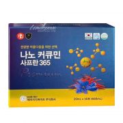 Nước tinh nghệ Nano Curcumin Saffron 365 Premium 30 gói x 20ml