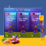 Nước tinh nghệ Nano Curcumin Saffron 365 Premium 30 gói x 20ml