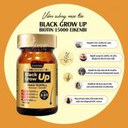 Viên uống mọc tóc Eikenbi Black Grow Up Biotin 15000 Nhật Bản