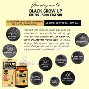 Viên uống mọc tóc Eikenbi Black Grow Up Biotin 15000 Nhật Bản