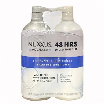 Bộ dầu gội xả Nexxus Triple Hydration Complex cho tóc khô 