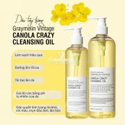 Dầu tẩy trang hoa cải Graymelin Vintage Canola Crazy Hàn Quốc