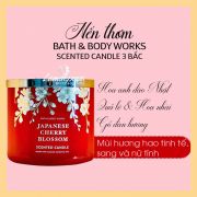 Nến thơm Bath & Body Works 3 bấc hũ 411g nhiều mùi