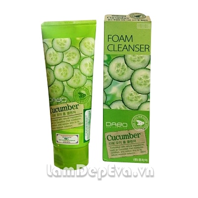 Sữa Rửa Mặt Dưa Leo Dabo Cucumber Cao Cấp Của Hàn Quốc–180ml